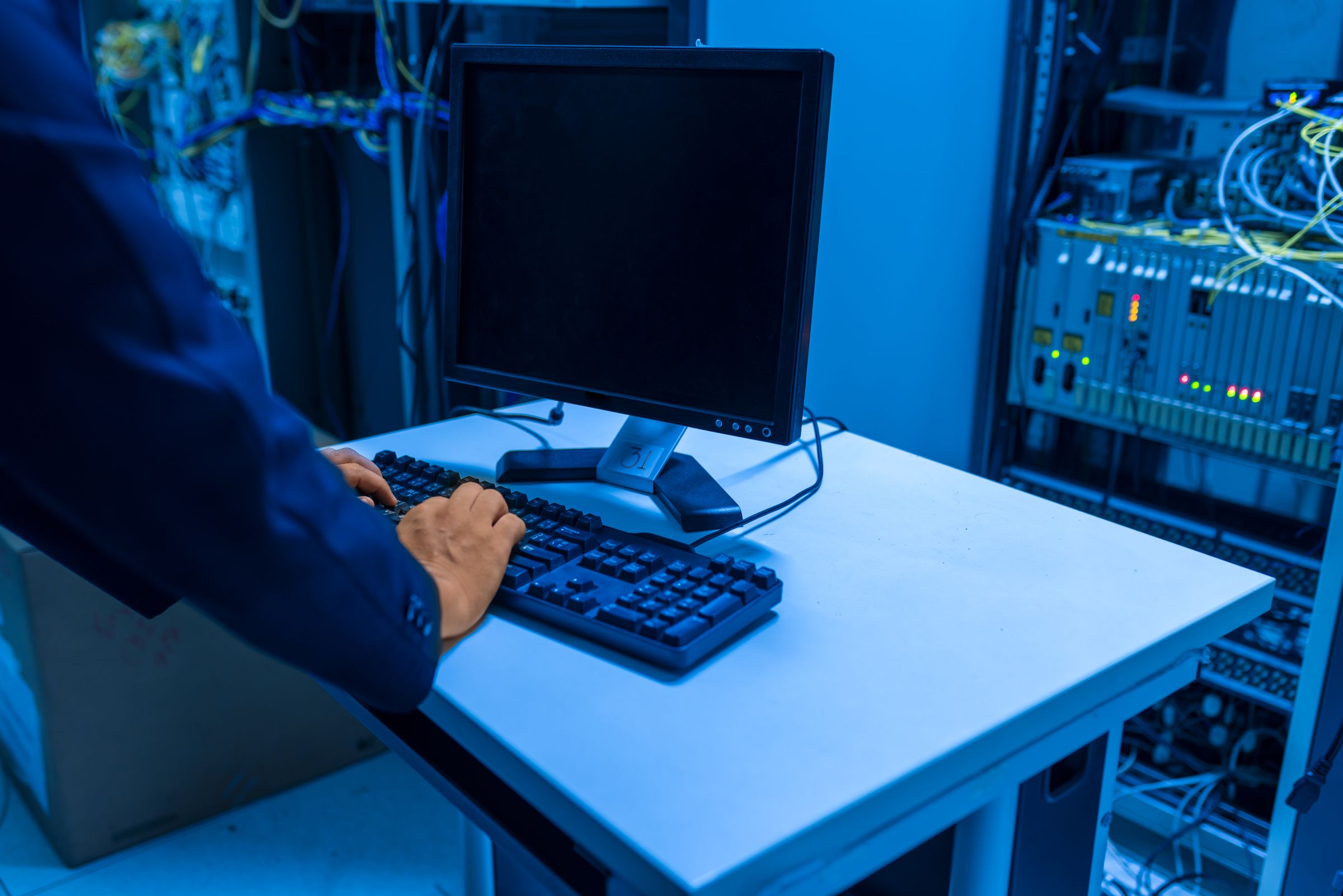 Cloud infrastructure engineer working in a server environment